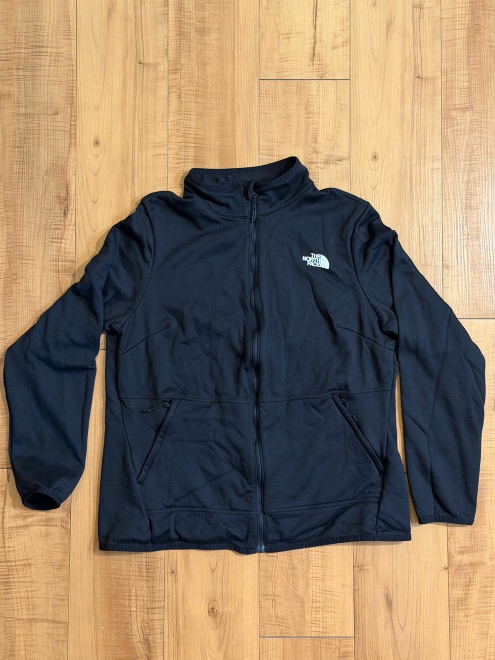 The North Face Women’s 1X Black Athletic Full Zip Fleece Jacket Performance